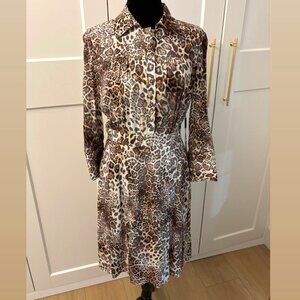 Elie Tahari Leapord Print Dress